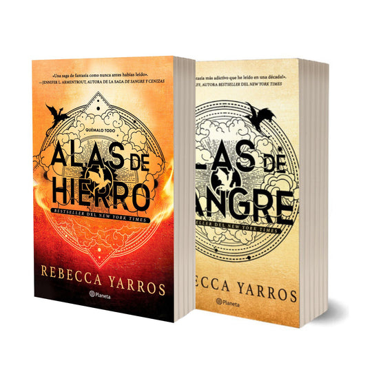 Pack Alas de Sangre + Alas de Hierro - Rebecca Yarros