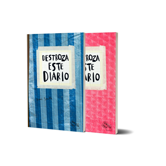 Pack Destroza Este Diario Azul + Burbujas - Keri Smith
