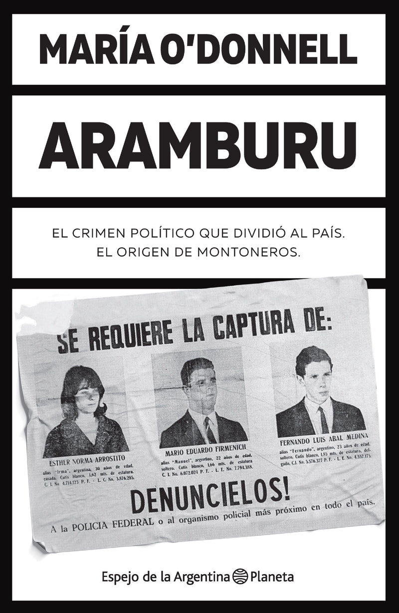 Aramburu -  María O'Donnell - IMPRESIÓN A DEMANDA
