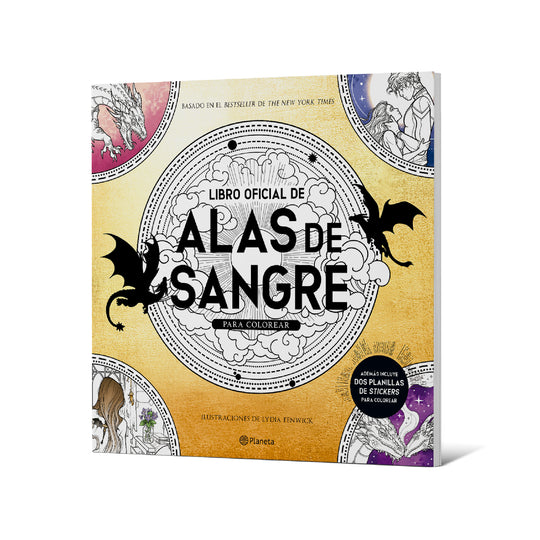 Libro oficial de Alas de sangre para colorear - Lydia Fenwick