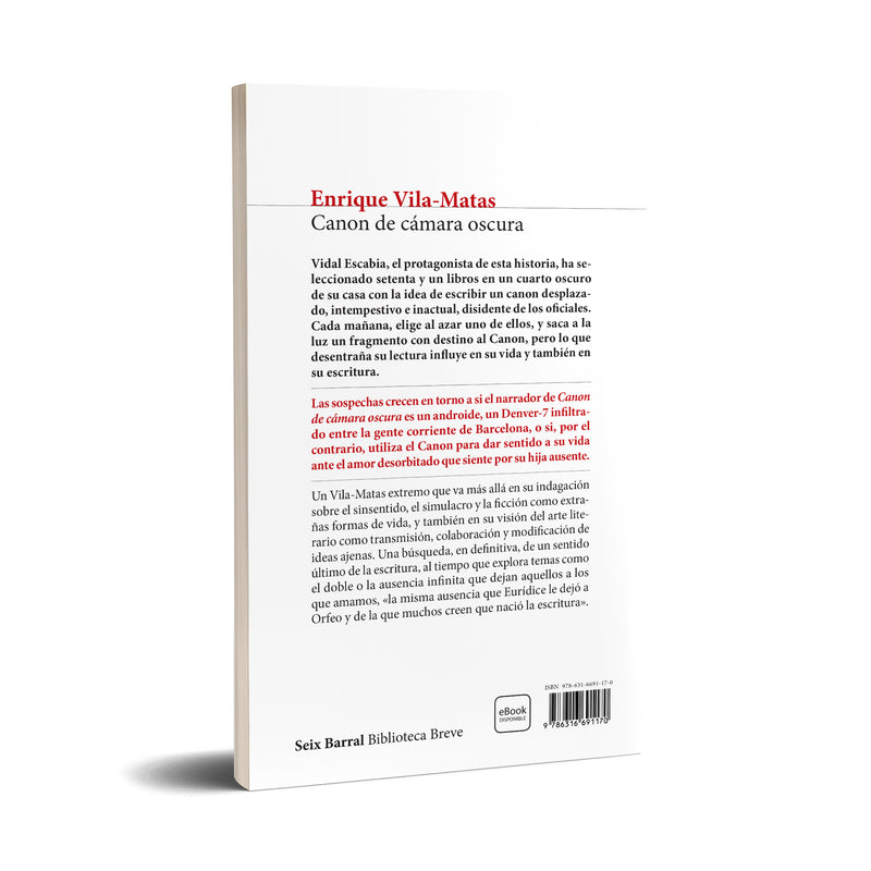 Canon de cámara oscura - Enrique Vila-Matas