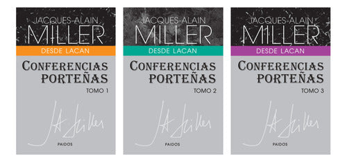 Pack Conferencias Porteñas 3 Tomos - Jacques-alain Miller - IMPRESIÓN A DEMANDA