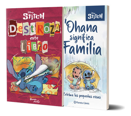 Pack Stitch destroza + Ohana significa Familia - Disney