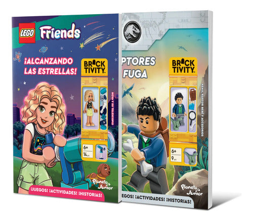 Pack Lego - ¡Alcanzando las estrellas! + Raptores en fuga. Jurassic World