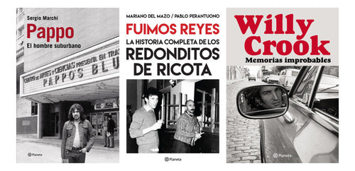 Pack Rock Nacional 1 - Pack Pappo + Redonditos De Ricota + Willy Crook - IMPRESIÓN A DEMANDA