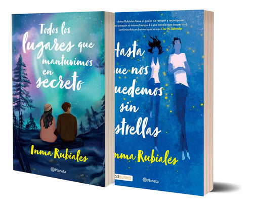 Pack Hasta que nos quedemos sin estrellas + Todos los lugares que mantuvimos en secreto - Inma Rubiales