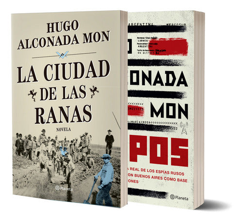 Pack La ciuidad de las ranas + Topos - Hugo Alconada Mon