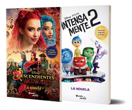 Pack Descendientes 4 Novela + Intensamente 2 Novela - Disney