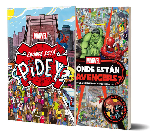 Pack Dónde Está...? Spidey Y Avengers - Marvel - Planeta Junior
