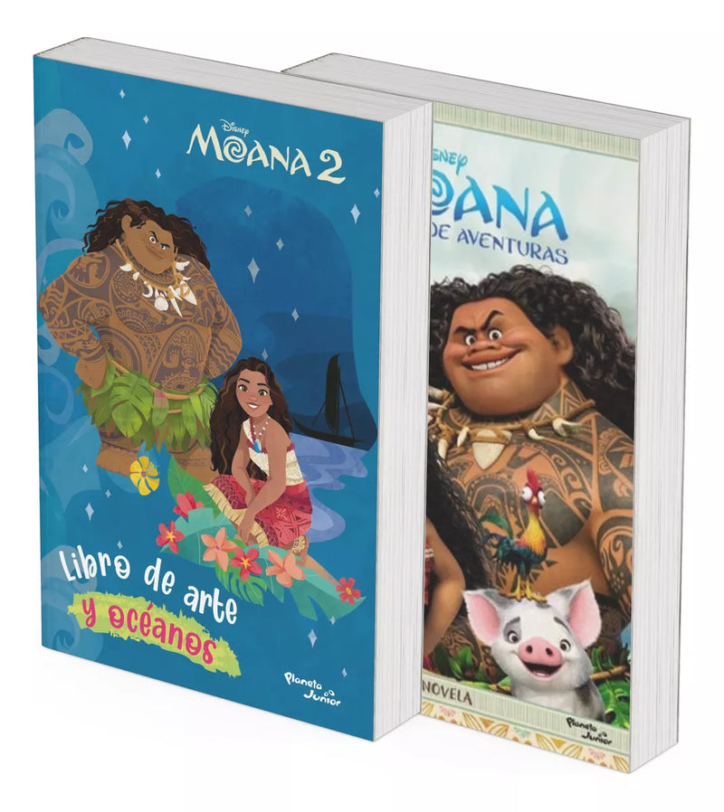 Pack Moana Un Mar De Aventuras + Moana 2 Libro De Arte