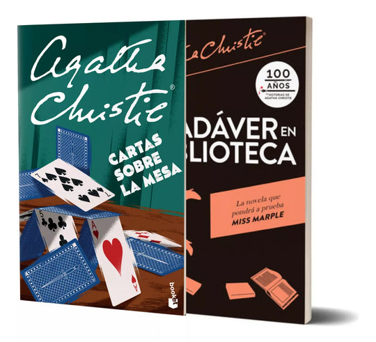 Pack Un Cadáver en la Biblioteca + Cartas Sobre la Mesa - Agatha Christie