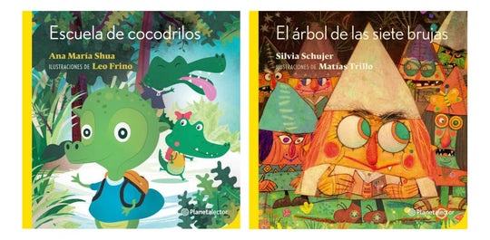 Pack El Árbol De Las Siete Brujas + Escuela De Cocodrilos - Planeta Lector