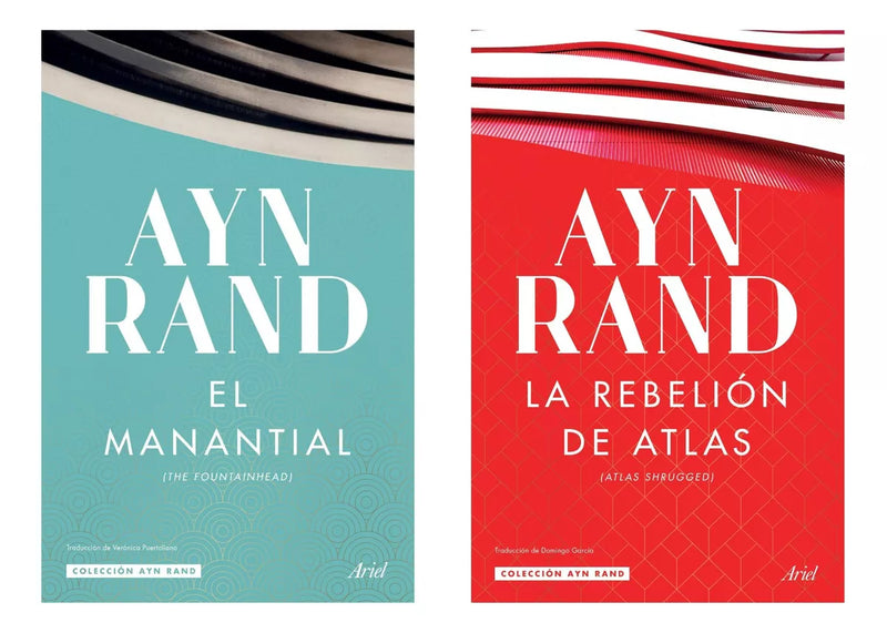 Pack El Manantial + La Rebelión De Atlas Ayn Rand