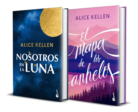 Pack El Mapa de los anhelos + Nosotros en la luna - Alice Kellen - Tapa Dura