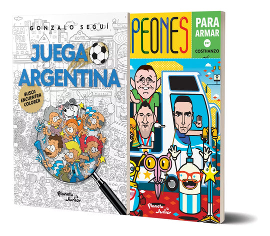 Pack Juega Argentina + Campeones Para Armar - 2 Libros