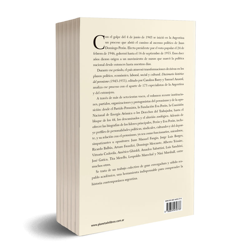 Diccionario histórico del peronismo, 1943 - 1955