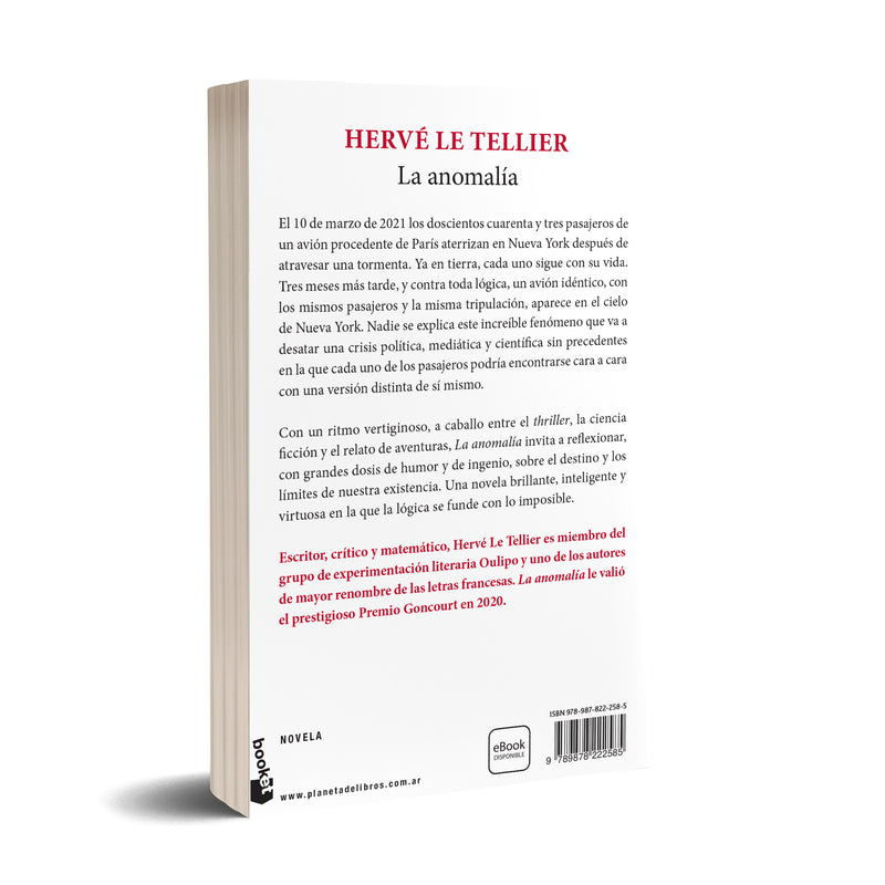 La anomalía - Hervé Le Tellier