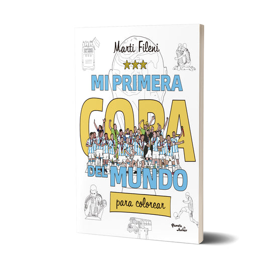 Mi primera copa del mundo para colorear