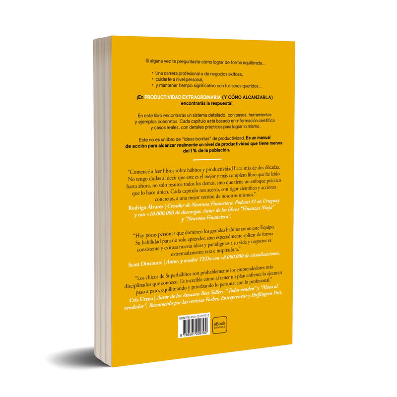Pack de 10 libros - Productividad extraordinaria - Superhábitos: Lucía Serrano, Matías y Santiago Salom
