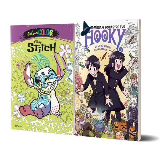 Pack Calma Color Stitch + Hooky. El Libro De Colorear