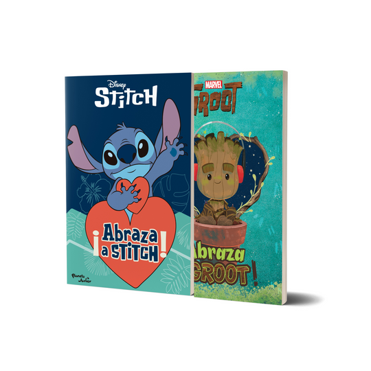 Pack Abraza A Stitch Y Abraza A Groot - Disney