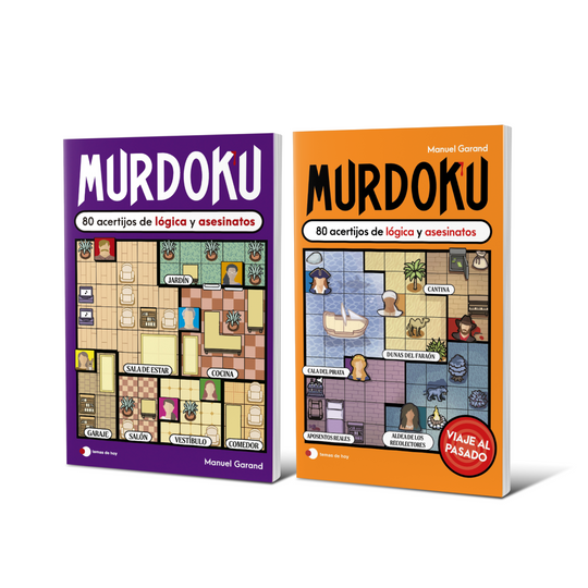 Pack Murdoku: 80 Acertijos De Lógica Y Asesinatos + Viaje Al Pasado