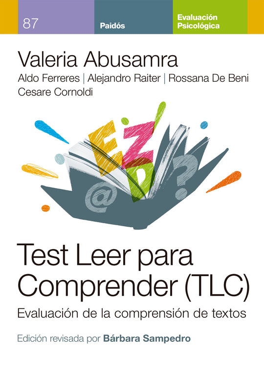 Test Leer para comprender (TLC) -  Valeria Abusamra, Aldo Rodolfo Ferreres, Alejandro Guillermo Raiter - IMPRESIÓN A DEMANDA