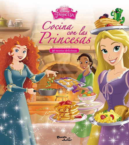 Gran libro de cocina con las princesas